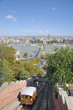 Blick vom Burgberg auf Budapest mit Kettenbrücke