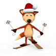 Red Foxes Skier.