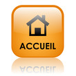 Bouton Web ACCUEIL (bienvenue page d’accueil site web internet)