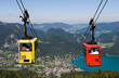 Cableway in alps