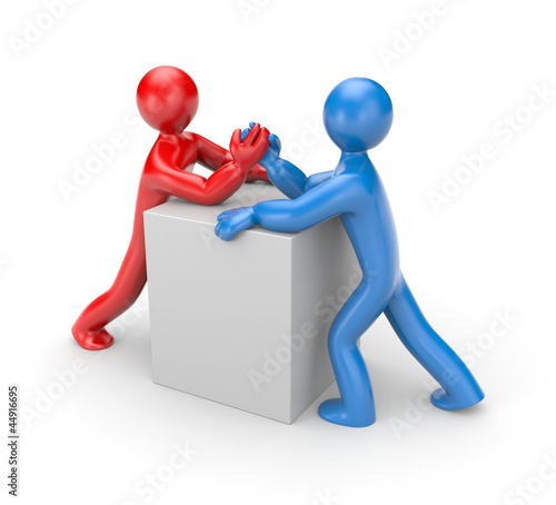Illustration: Arm wrestling Arm wrestling