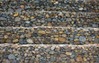masonry steps in a mountain side at Tenerife