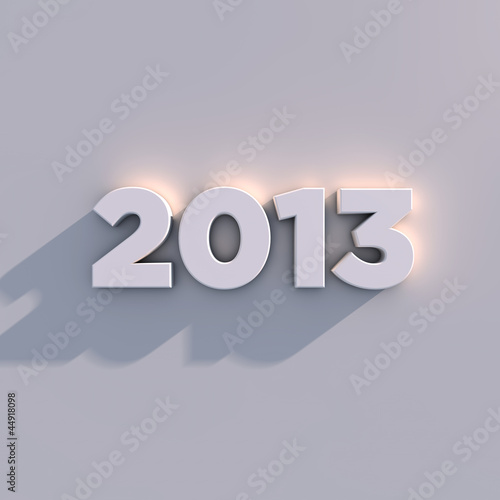 Illustration: 2013 3D-Schrift 2013 3D-Schrift