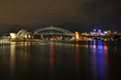 Sydney Harbour at night