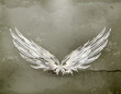Wings white old-style