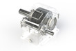 Shiny Gears on white background
