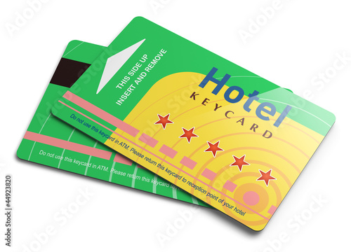Illustration: Hotel keycards Hotel keycards