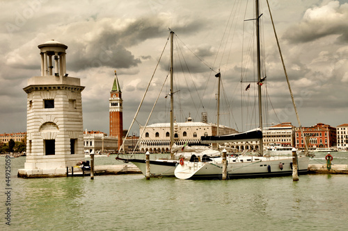Photo: Venice, view from san giorgio. artistic toned picture Venice, view from san giorgio. artistic toned picture
