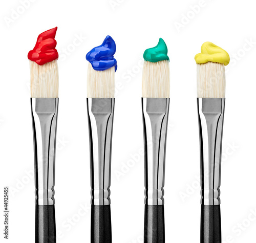 Photo: paint brush art and craft paint brush art and craft