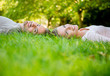 Loving couple at the park