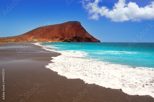 Photo: Beach Playa de la Tejita in Tenerife Beach Playa de la Tejita in Tenerife