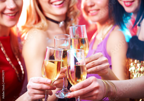 Photo: Champagne at party Champagne at party