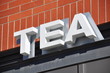 Tea store signage in Calgary, Alberta Canada