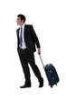 Businessman with a suitcase