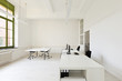 Photo: interior, office with furniture white interior, office with furniture white