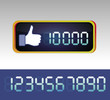 Vector like counter for social media page