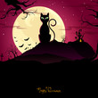 Vector Illustration of a Halloween Background