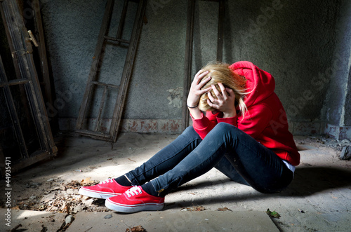 Photo: Teenager Depression Teenager Depression