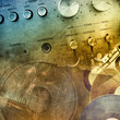 Grunge music background