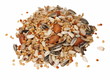 Pile of seed mixture for Big Parakeets