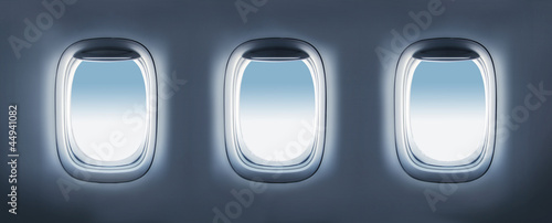 Photo: three aircraft's porthole three aircraft's porthole