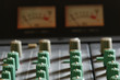 Close up of audio mixer