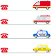 isolated sign for mobile social services first aid