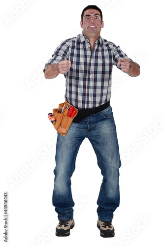 Photo: craftsman looking furious craftsman looking furious
