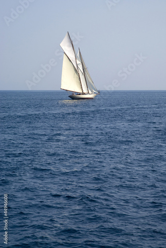 Photo: Sailboat on sea Sailboat on sea