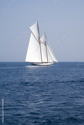 Photo: Sailboat on sea Sailboat on sea