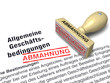 Abmahnung für Allgemeine Geschäftsbedingungen