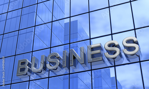 Illustration: Blue Business Tower Blue Business Tower