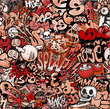 seamless grafiti pattern