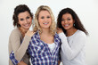 Three female friends