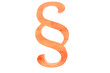 Paragraph § digit sign solid wood #2