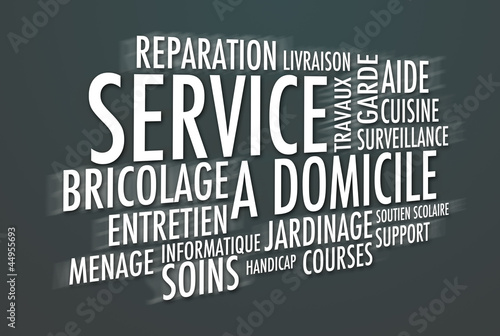 Illustration: service à domicile service à domicile
