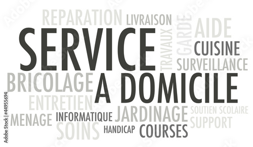 Illustration: service à domicile service à domicile