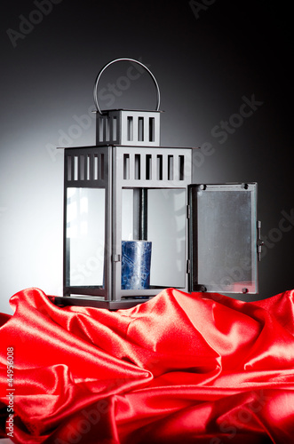 Photo: Old lantern in vintage concept Old lantern in vintage concept