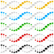 DNA molecule schematic vector illustration.