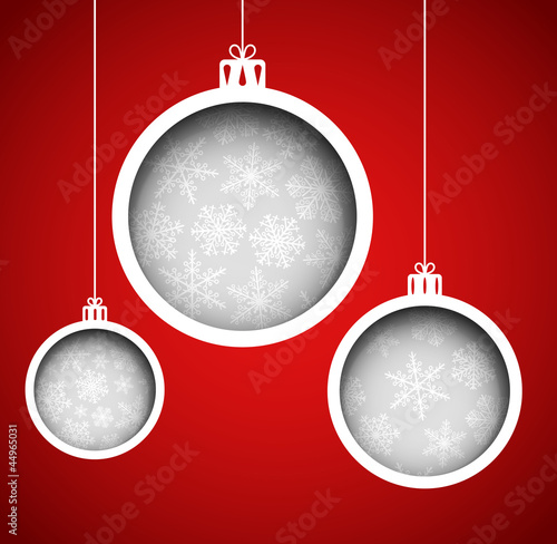 Vector: Christmas balls Christmas balls