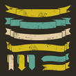 Vintage Banners and Bookmarks