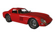 Red italian vintage race car
