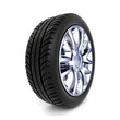 3d wheel isolated on white background