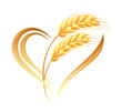 Abstract Wheat Ears Icon With ...