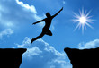 man jumping