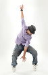 Photo: hip hop dancer isolated over white background hip hop dancer isolated over white background