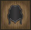 blackboard chicken restaurant menu card