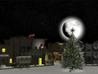 Western Town: Santa and Reindeer 1
