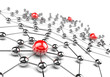 concepto de trabajo en red e internet
