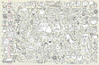 Notebook Doodle Clip art Design Elements Vector set